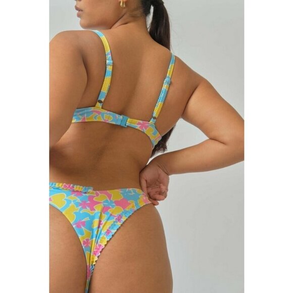💕BLACKBOUGH💕 Amelia Frilled Cheeky Bottoms ~ Pina Colada Large L NWOT - Picture 7 of 11